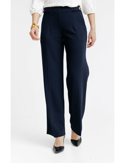 Pantalon de tailleur coupe large