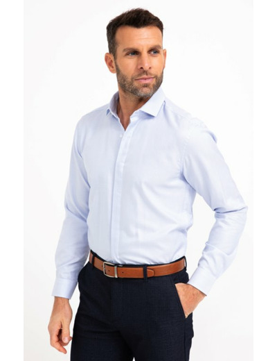 Chemise ajustée manches longues Bluwave