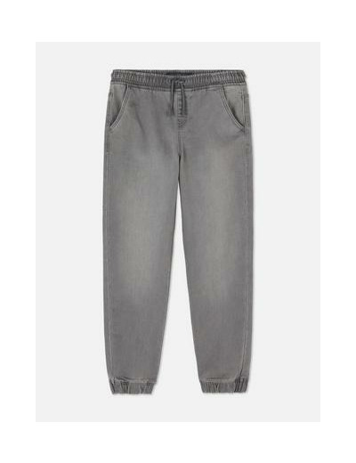 7-15 ans | Bas de jogging en jean à revers