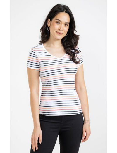 Tee-shirt à rayures