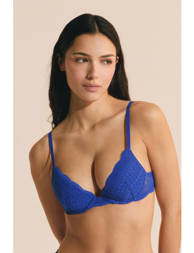 Soutien-gorge N.2 - Le push-up plongeant en dentelle,Soutien-gorge N.2 - Le push-up plongeant en dentelle;${refinementColor}