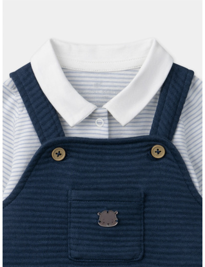 Ensemble de jour body + Salopette + Chaussettes