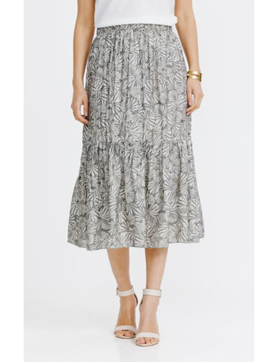 Jupe longue froissée