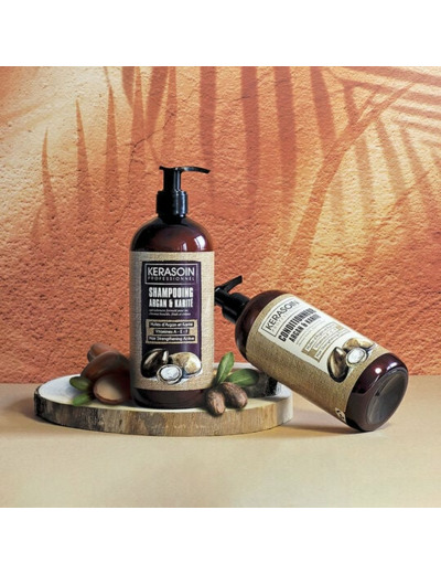 Shampooing cheveux bouclés frisés Argan & Karité