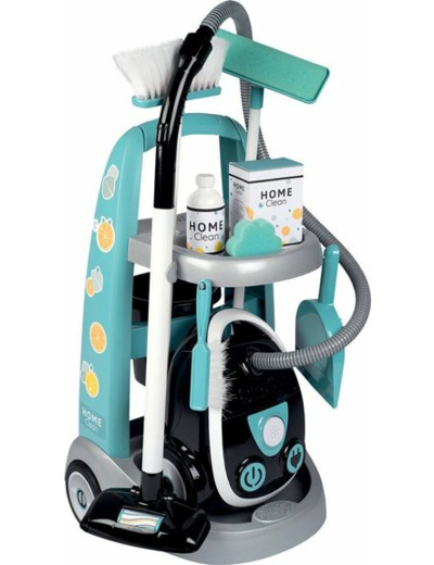 CHARIOT DE MÉNAGE AVEC ASPIRATEUR SMOBY