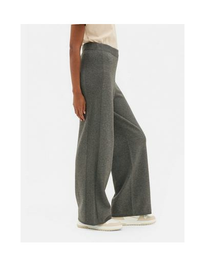 Pantalon en maille côtelée