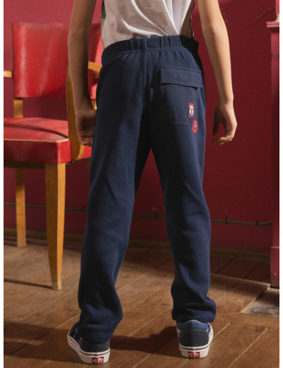 Pantalon Confortable Bleu marine