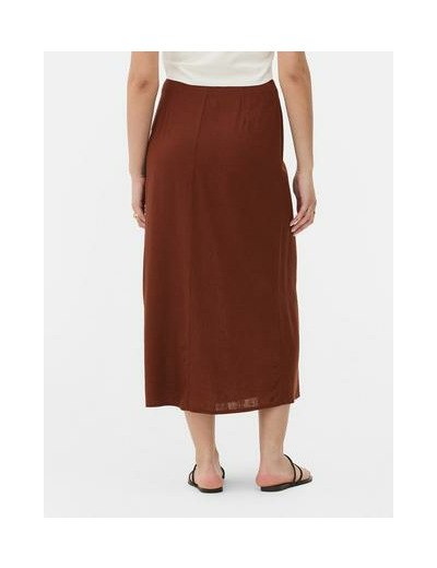 Jupe mi-longue à nouer sur le côté