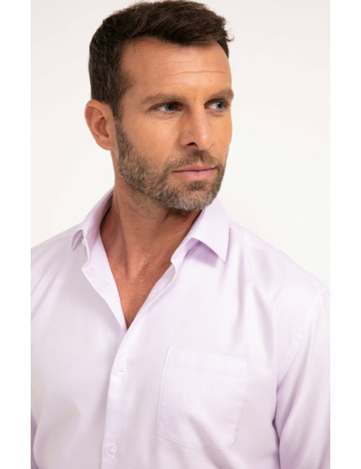 Chemise manches longues Micropink