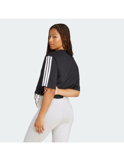 T-shirt de fitness femme, noir