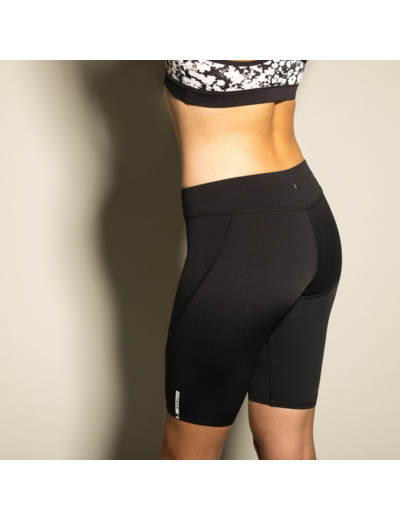 Bas de maillot de bain short jammer Aquagym-Aquabike femme Mila noir