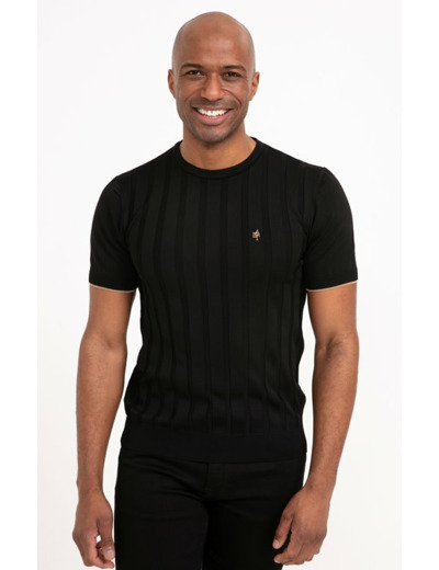 Pull col rond manches courtes Viscote