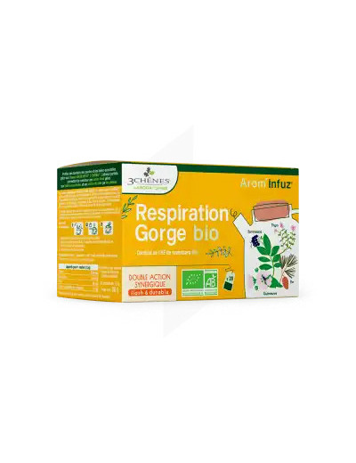 Arom’infuz Respiration Gorge 20 Sachets