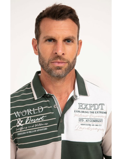 Polo manches courtes Quadro