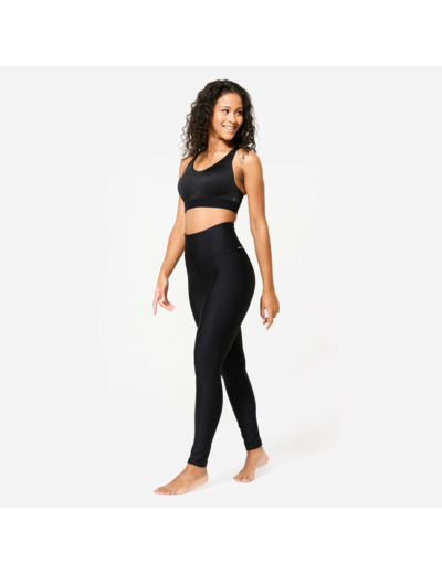 Brassière réglable avec coques maintien fort femme, noir