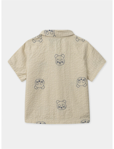 Chemise manches courtes pandas
