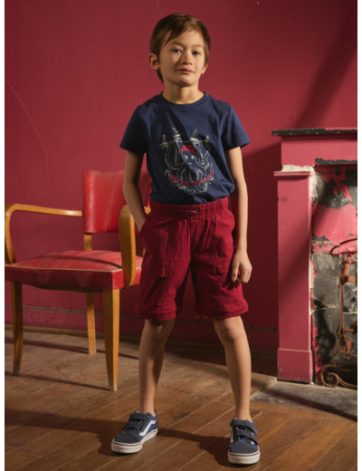 Pantalon Dézipable rouge