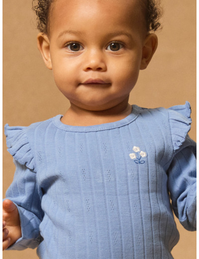 Body à manches  longues volants