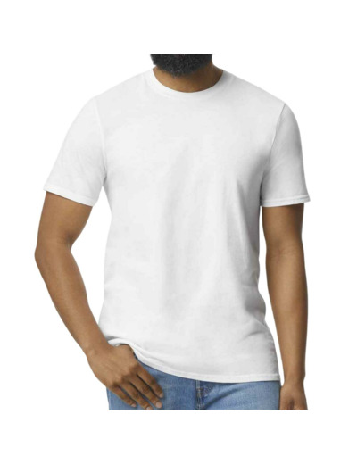 Tshirt SOFTSTYLE EZ Adulte (Blanc)