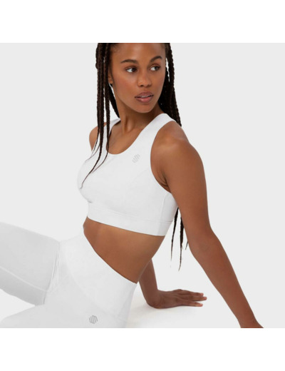 Brassière sport Fitness Femme Hit Blanc