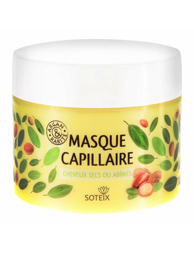 Masque capillaire pour cheveux secs ou abîmés Argan & Karité 500ml