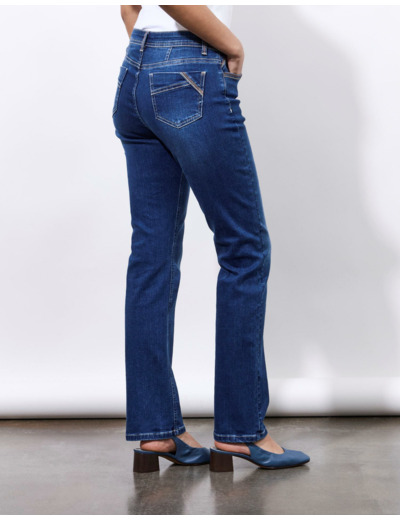 Jean long droit BLEU Femme