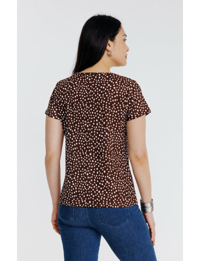 Tee-shirt manches courtes à pois