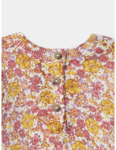 Pull imprimé fleuri