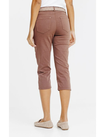 Pantalon corsaire avec ceinture