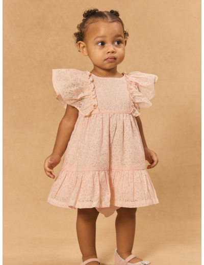 Robe en voile fleuri