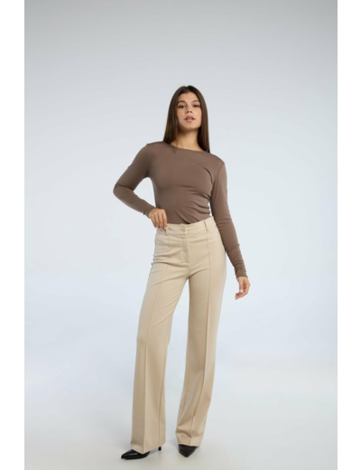 Pantalon à jambe large