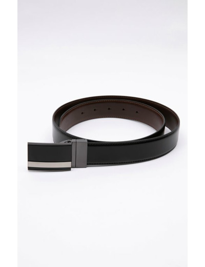 Ceinture cuir pour Homme avec plaque