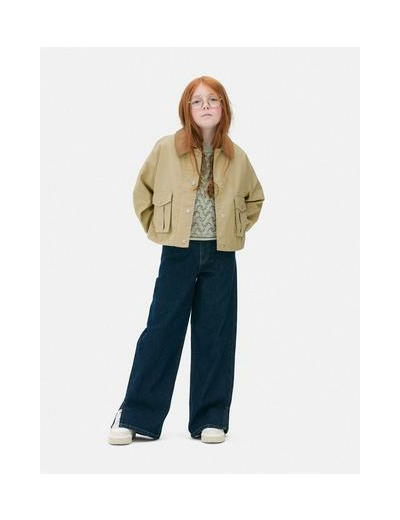 Veste de travail à col contrasté