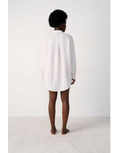 Chemise de plage rayée