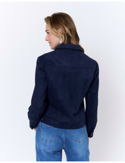 Blouson court uni MARINE Femme