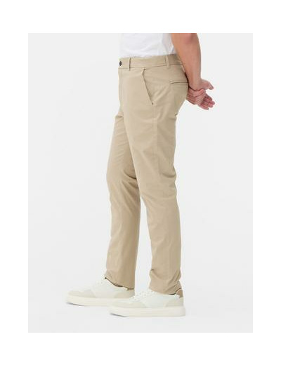 Pantalon chino stretch coupe slim