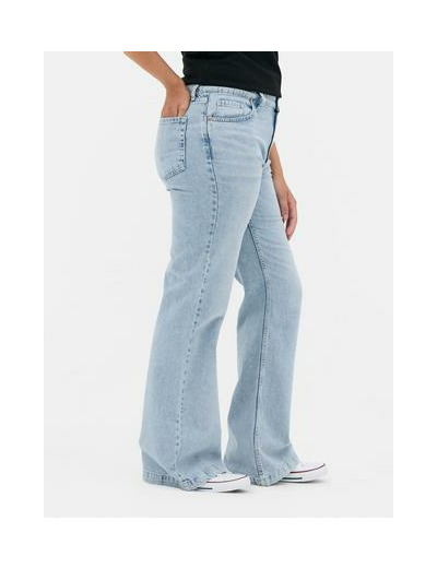 Jean évasé taille mi-haute