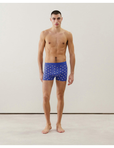 Boxer en coton à motifs