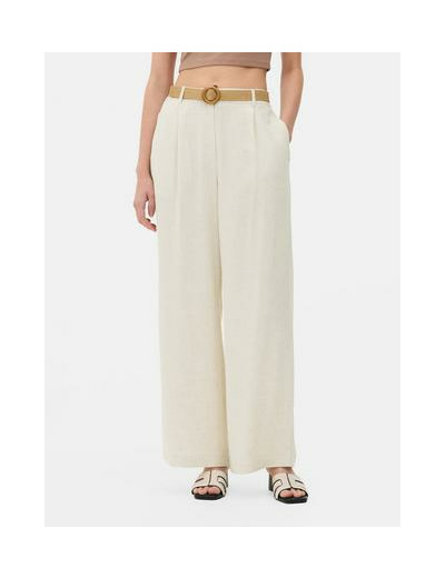 Pantalon droit avec ceinture