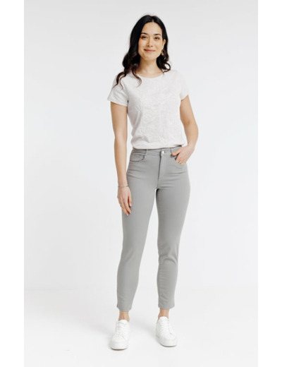 Pantalon stretch avec détail strass