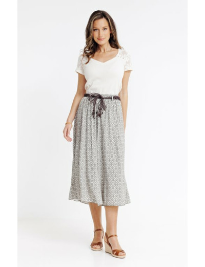 Jupe longue viscose ECOVERO