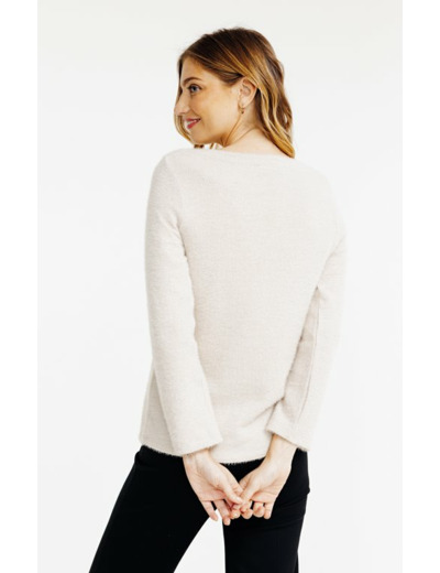 T-shirt uni col bateau