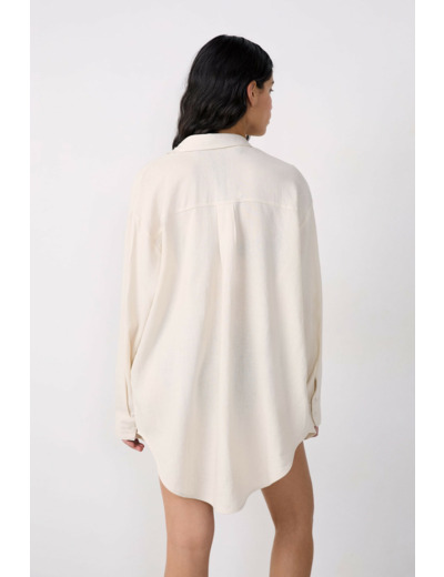 Chemise longue de plage