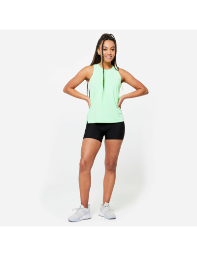 Short Moulant Fitness Cardio Femme Noir