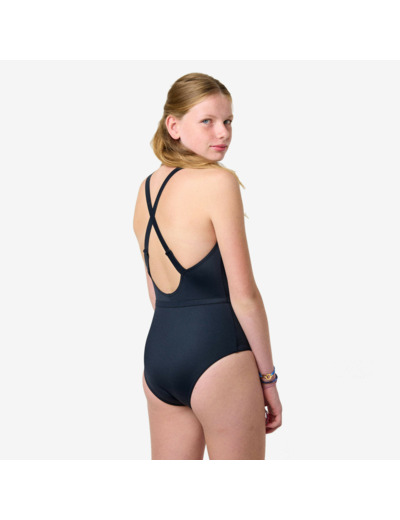 Maillot de bain menstruel étanche Métis, absorption 2 tampons Ado - SMOON noir