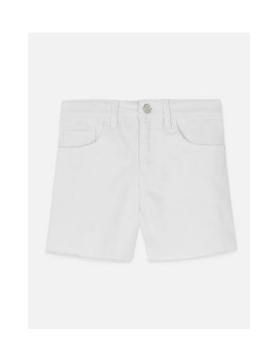 Short en jean à ourlets effilochés