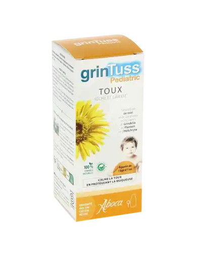 Aboca Grintuss Pediatric Sirop Toux Sèche Et Grasse Falcon De 128 G