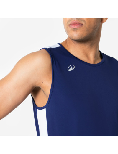 Maillot de basketball sans manche homme/femme - TANK 100 navy