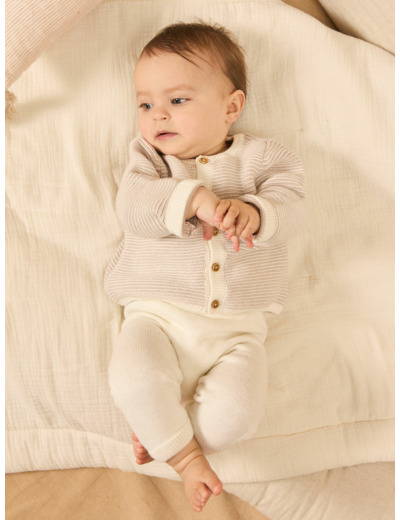 Ensemble de naissance pantalon et gilet