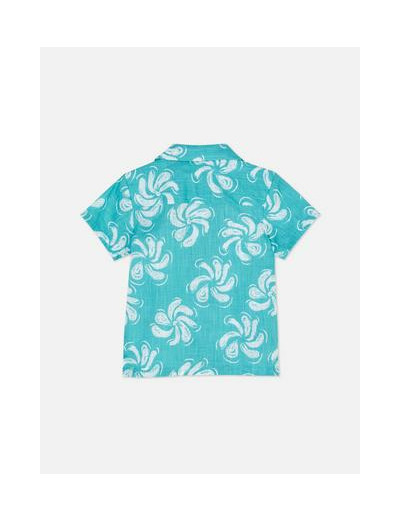 Chemise boutonnée à motif tourbillon